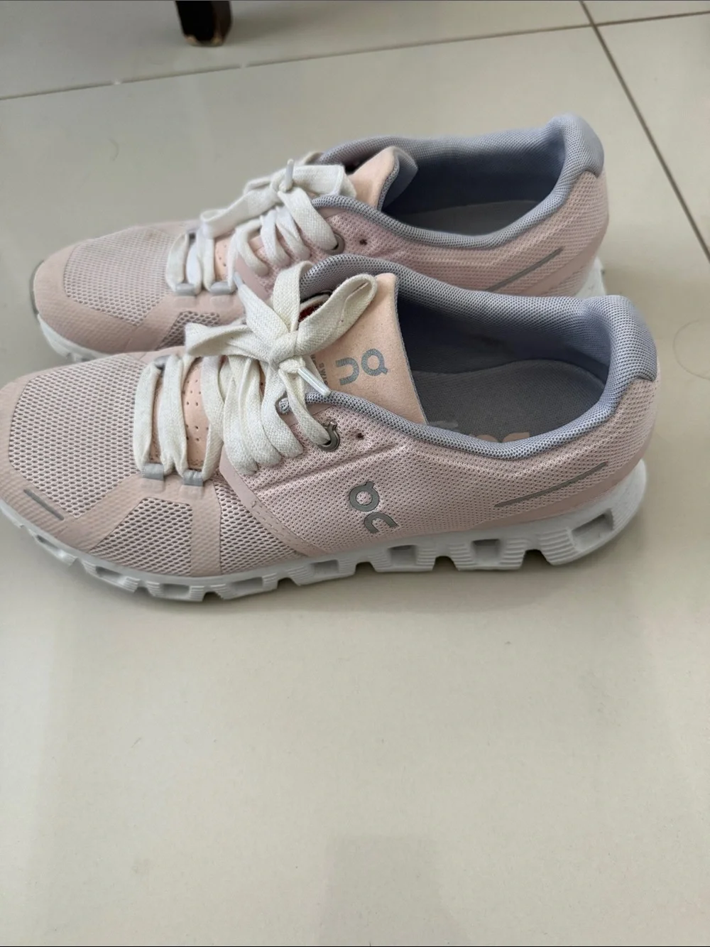 On Running Women's Pink Mesh Athletic Sneakers